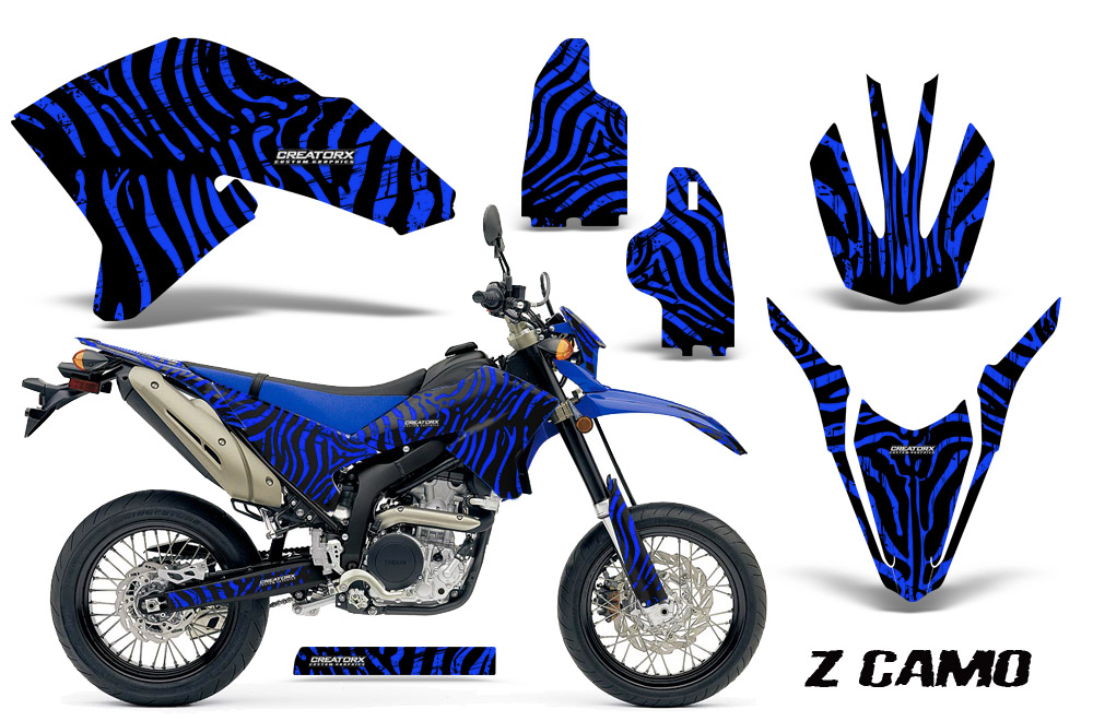 Yamaha WR250X R Graphics Kit ZCamo Blue NP